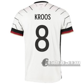 6Calcio: Germania Kroos #8 Prima Maglia Nazionale Uomo UEFA Euro 2020