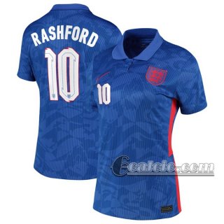 6Calcio: Inghilterra Rashford #10 Seconda Maglia Nazionale Donna UEFA Euro 2020