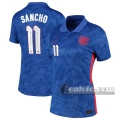 6Calcio: Inghilterra Sancho #11 Seconda Maglia Nazionale Donna UEFA Euro 2020