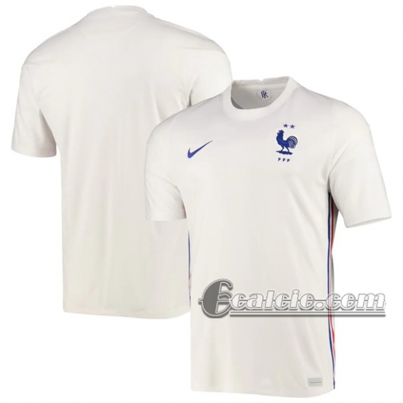 6Calcio: Francia Seconda Maglia Nazionale Uomo UEFA Euro 2020