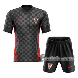 6Calcio: Croazia Seconda Maglia Nazionale Bambino UEFA Euro 2020