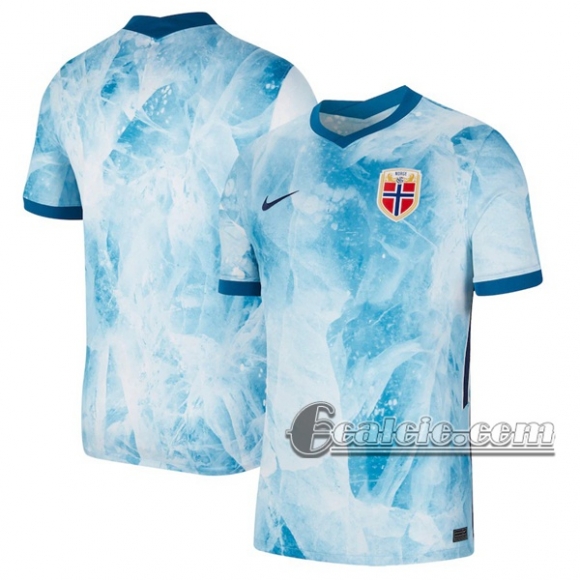 6Calcio: Norvegia Seconda Maglia Nazionale Uomo UEFA Euro 2020