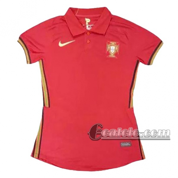 6Calcio: Portogallo Prima Maglia Nazionale Donna UEFA Euro 2020