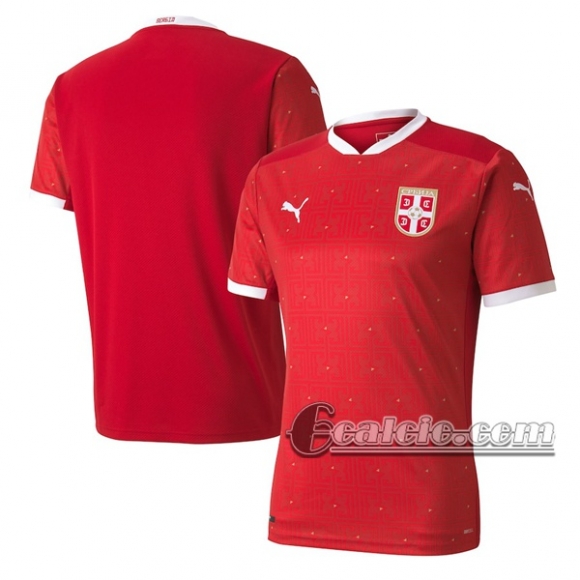 6Calcio: Serbia Prima Maglia Nazionale Uomo UEFA Euro 2020