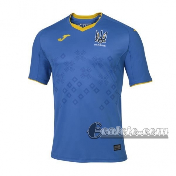 6Calcio: Ucraina Seconda Maglia Nazionale Uomo UEFA Euro 2020