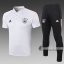 6Calcio: Maglietta Polo Shirts Germania Manica Corta + Pantaloni Grigio Chiaro C474# 2020 2021