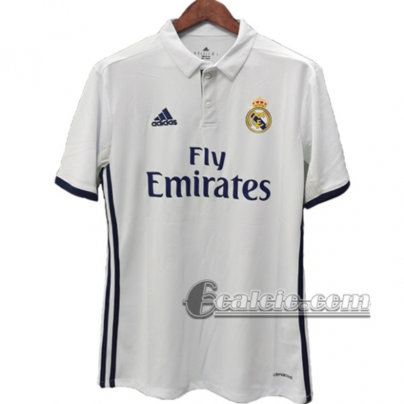 6Calcio: Real Madrid Retro Prima Maglia 2016-2017