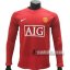 6Calcio: Manchester United Retro Prima Maglia Manica Lunga 2007-2009