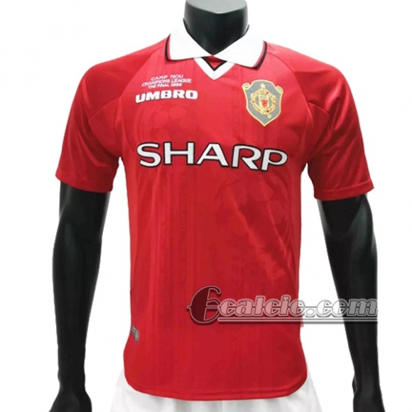 6Calcio: Manchester United Retro Prima Maglia 1999-2000