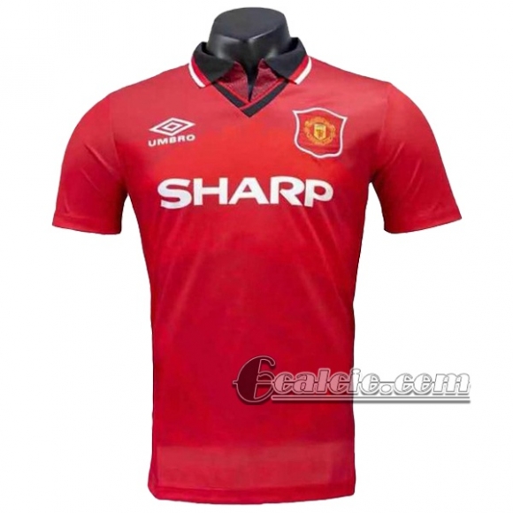 6Calcio: Manchester United Retro Prima Maglia 1994-1996