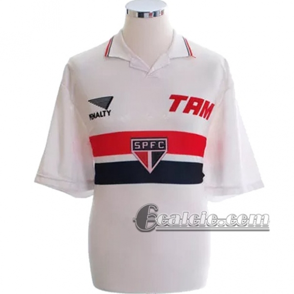 6Calcio: Sao Paulo Fc Retro Prima Maglia 1993