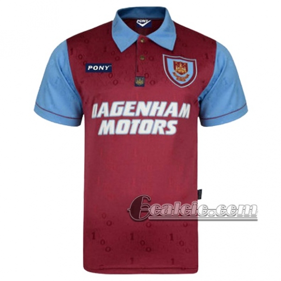 6Calcio: West Ham United Retro Prima Maglia 1995-1997