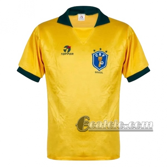 6Calcio: Brasile Retro Prima Maglia 1988-1991