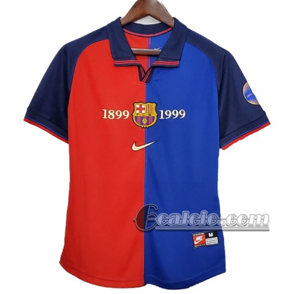 6Calcio: Fc Barcellona Retro Maglia Commemorativo 100Eme