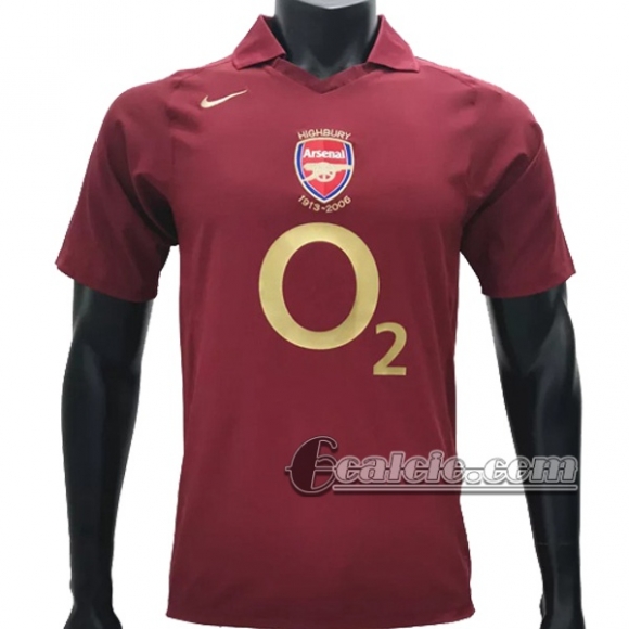 6Calcio: Arsenal Retro Prima Maglia 2005-2006