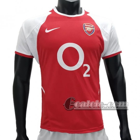 6Calcio: Arsenal Retro Prima Maglia 2002-2004