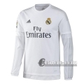 6Calcio: Real Madrid Retro Prima Maglia Manica Lunga 2015-2016