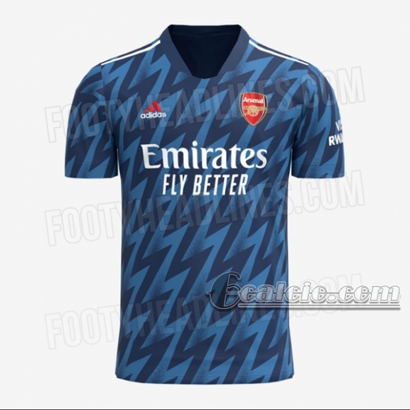 6Calcio: Terza Maglia Nuove Del Arsenal Versione Trapelata 2021 2022