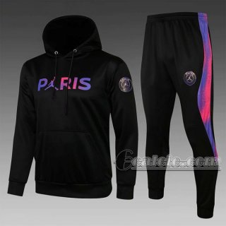 6Calcio: Felpa Tuta Nuove Del Paris Saint Germain Psg Air Jordan Nera Sw05 2021 2022