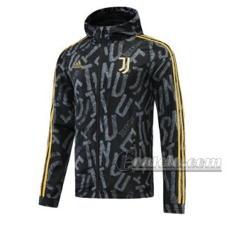 6Calcio: Giacca Antivento Nuova Del Juventus Turin Full-Zip Grigia-Nera Wk10 2021 2022