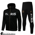 Sportswear Giacca Nuova Del PSG Paris Full-Zip nero JK63 2021 2022