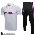 Magliatta Polo PSG Paris bianca PL54 2021 2022