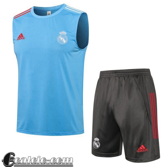 Magliatta Senza Maniche Real Madrid Azzurro PL62 2021 2022