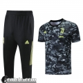 Magliatta T-shirt + Pantaloni cropped Juventus Grigio nero PL80 2021 2022