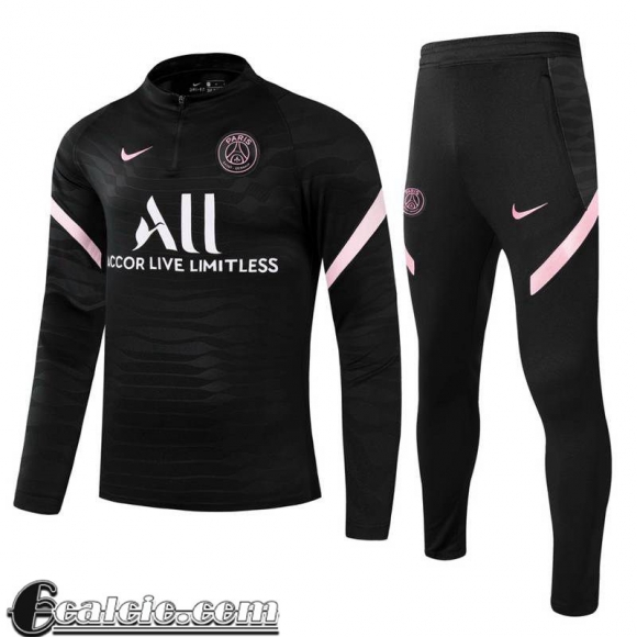 Tute Sportive PSG Paris Zip nero TG19 2021 2022