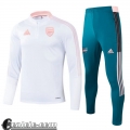 Tute Sportive Arsenal Zip bianca TG21 2021 2022