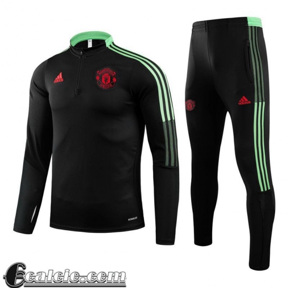 Tute Sportive Manchester United Zip nero TG27 2021 2022