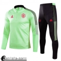 Tute Sportive Manchester United Zip verde TG28 2021 2022