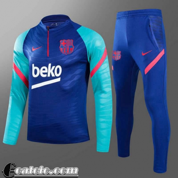 Tuta Calcio Bambini Barcellona blu TK08 2021 2022