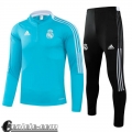 Tuta Calcio Bambini Real Madrid blu TK14 2021 2022