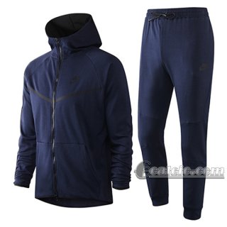 6Calcio: Giacca Tuta Nike Cappuccio Hoodie Full-Zip Marino-1 2020 2021