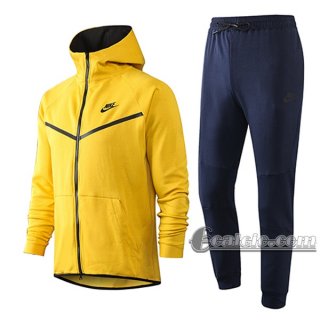 6Calcio: Giacca Tuta Nike Cappuccio Hoodie Full-Zip Gialla 2020 2021