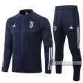 6Calcio: Giacca Tuta Juventus Full-Zip Azzurra Marino 2020 2021