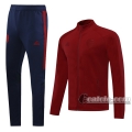 6Calcio: Giacca Tuta Arsenal Fc Full-Zip Scarlatto 2020 2021