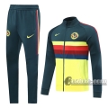 6Calcio: Giacca Tuta Club America Full-Zip Gialla 2020 2021