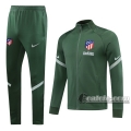 6Calcio: Giacca Tuta Atletico Madrid Full-Zip Verde 2020 2021