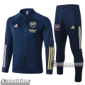 6Calcio: Full-Zip Giacca Tuta Bambino Arsenal Azzurra Scuro E480 2020 2021