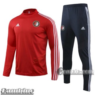 6Calcio: Felpa Tuta Bambino Feyenoord Rossa 2019 2020