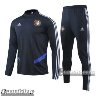 6Calcio: Felpa Tuta Bambino Feyenoord Ciano 2019 2020