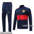 6Calcio: Full-Zip Giacca Tuta Bambino Fc Barcellona Azzurra Rossa 2019 2020