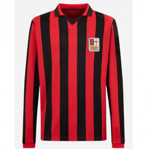 Maglie Calcio AC Milan 125th Anniversary Manga Larga Prima Uomo 2024 2025