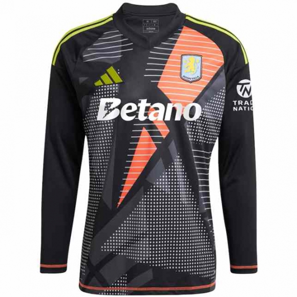 Aston Villa Maglia Calcio Portieri Manga Larga Uomo 2024 2025