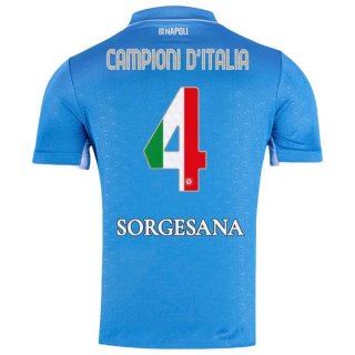 Maglie Calcio CAMPIONI D'ITALIA Napoli Prima Uomo 2024 2025