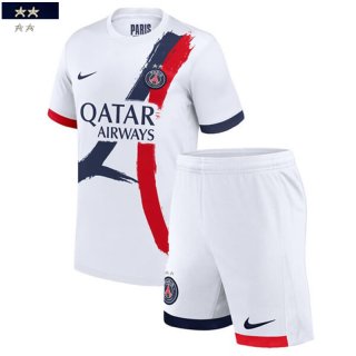 PSG Maglia Calcio 2-stelle Seconda Bambini 25-26 PSG Maglia Calcio 2-stelle Seconda Bambini 25-26