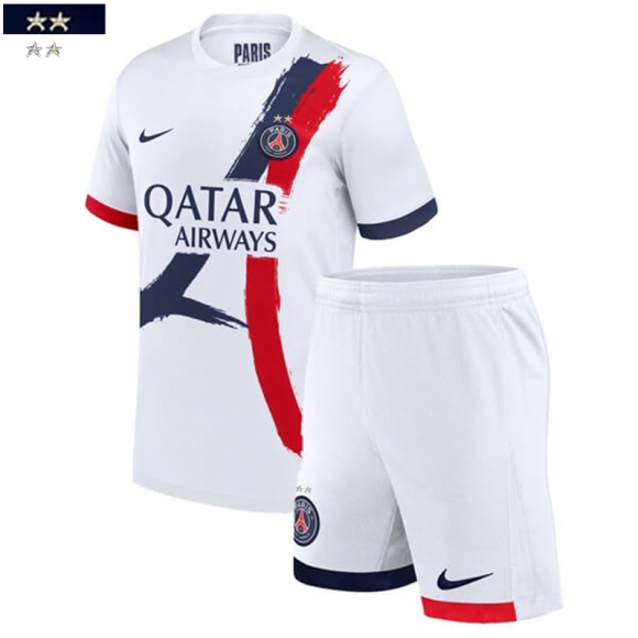 PSG Maglia Calcio 2-stelle Seconda Bambini 25-26 PSG Maglia Calcio 2-stelle Seconda Bambini 25-26