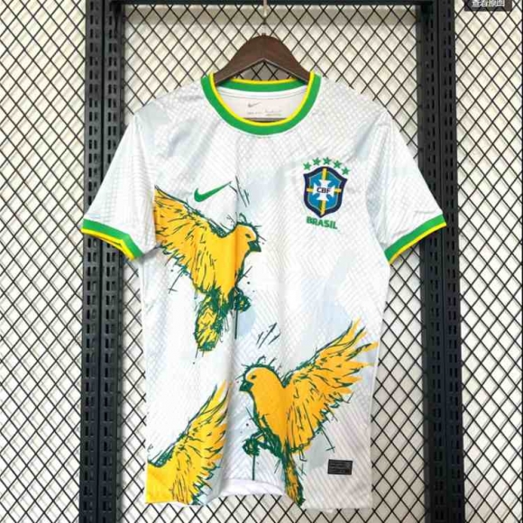 Brasile Maglia Calcio Edizione speciale Uomo 2025 TBC4.10